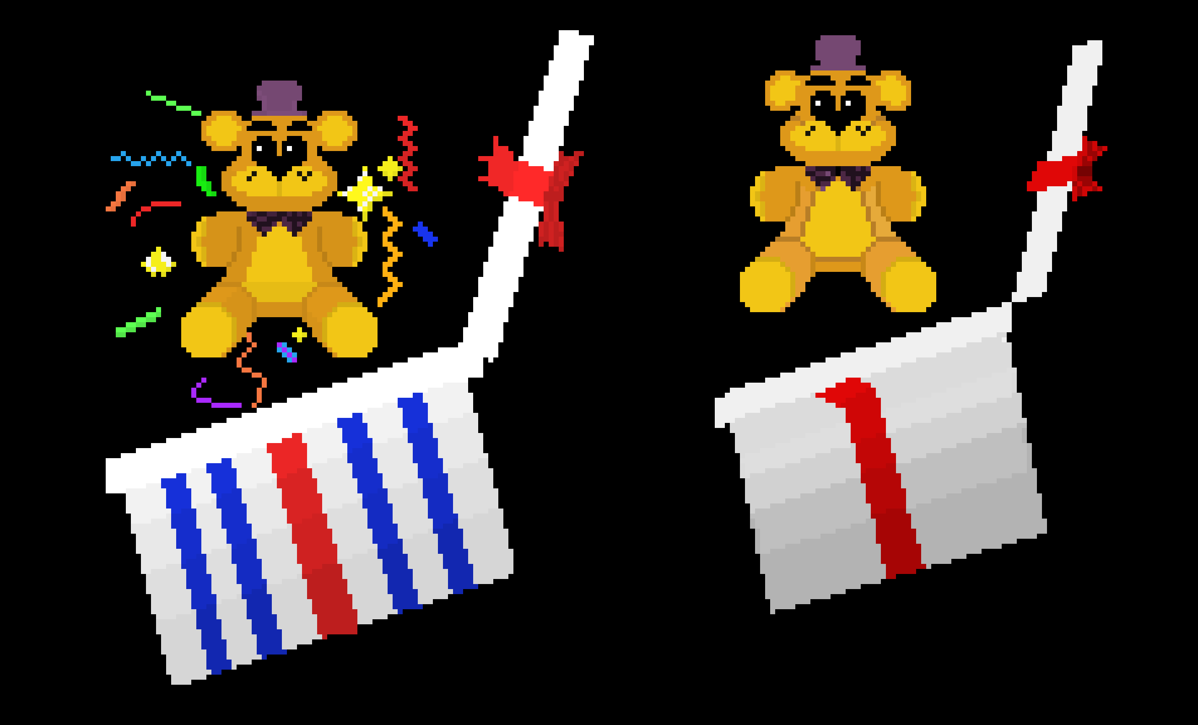 [012ab3] Golden Freddy Plush Fnaf 4