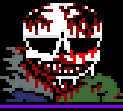 [4c082e] *remembers the time Madness's influence got to him* shut it, Mr Monologue *shoots many bones at him*