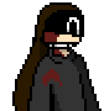 [e22b6a] "Well, I've got something to do, so. . . I'll sit over here." *He said as he stood against a wall calmly.*