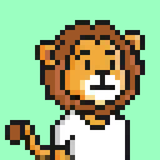 [06d42e] Pixel Lion