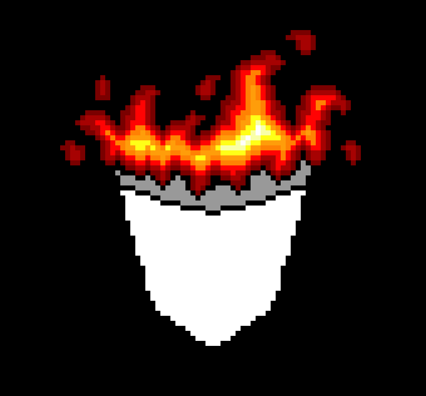[b5aac0] Megalodon Tooth Burning