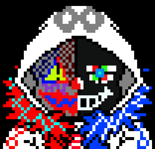 [833b34] [STSans] *tps away staring at jevil