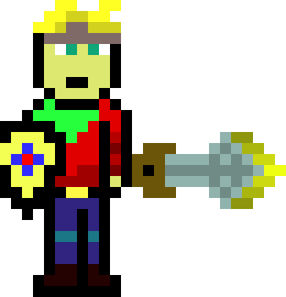 *Draws sword*