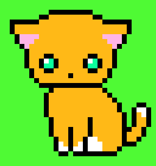 [9664c4] Pixel Cat