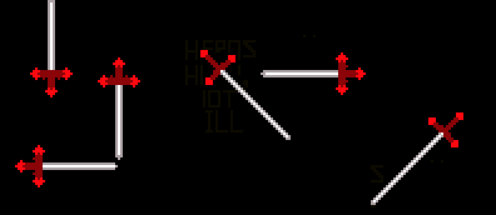 [9664c4] HeroTale Sans's 1-2 Form Sword Spritesheet