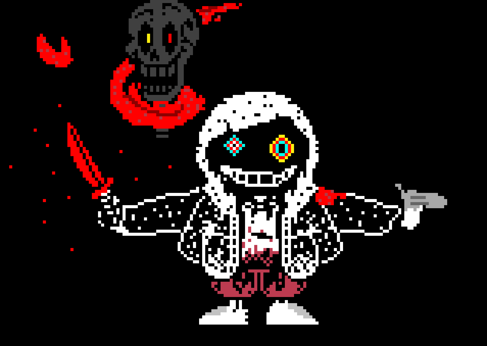[706d1f] dusty sans but he has a gun poggers