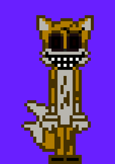 Thought that adding tearing on tails' body, due to transformation, would be nice lol