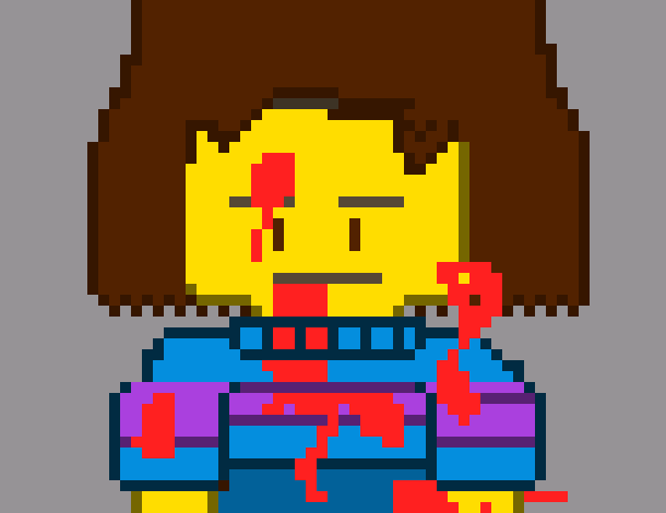 [b9de0d] OW...BIG ICE BLOCK......... - frisk dreemurr