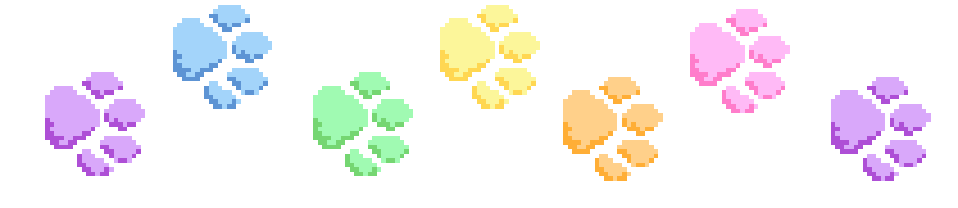 [9664c4] Rainbow Pawprints