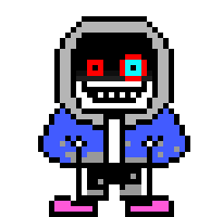 [071788] Dusttale last genocide overworld sprite expression 1