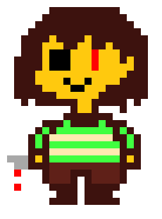 [bcb7cc] TA Undertale FriskCharaMotif