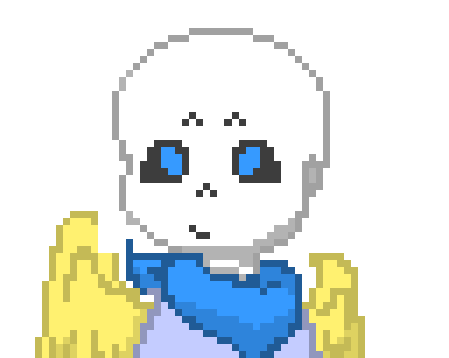 [b864cc] Blue stood in front  of a trap wondering if he should clean it up or not