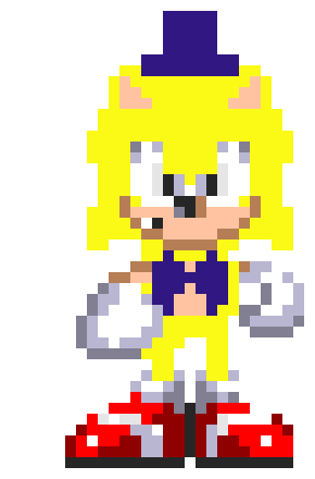 [1eeb44] mal SONIC IN five nights at Sonics Sprite
