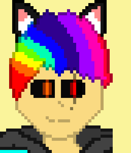 [70d7b9] *sigh*welp...*jups up onto a ledge*im ready for anything...*stares around PAM*-rainbowfox2011
