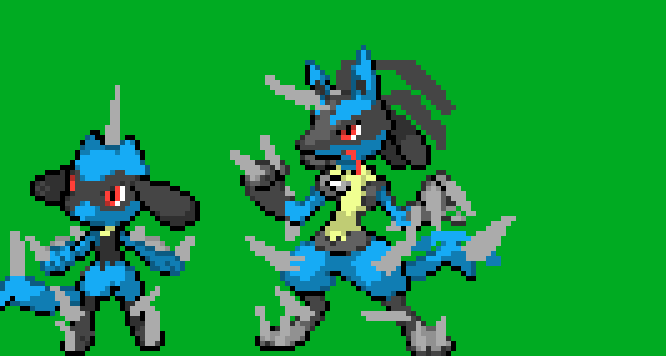 [9664c4] Riolu and Lucario Mega Evolution
