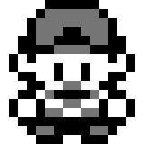 [1316e8] Pixel Boy (Black & White)