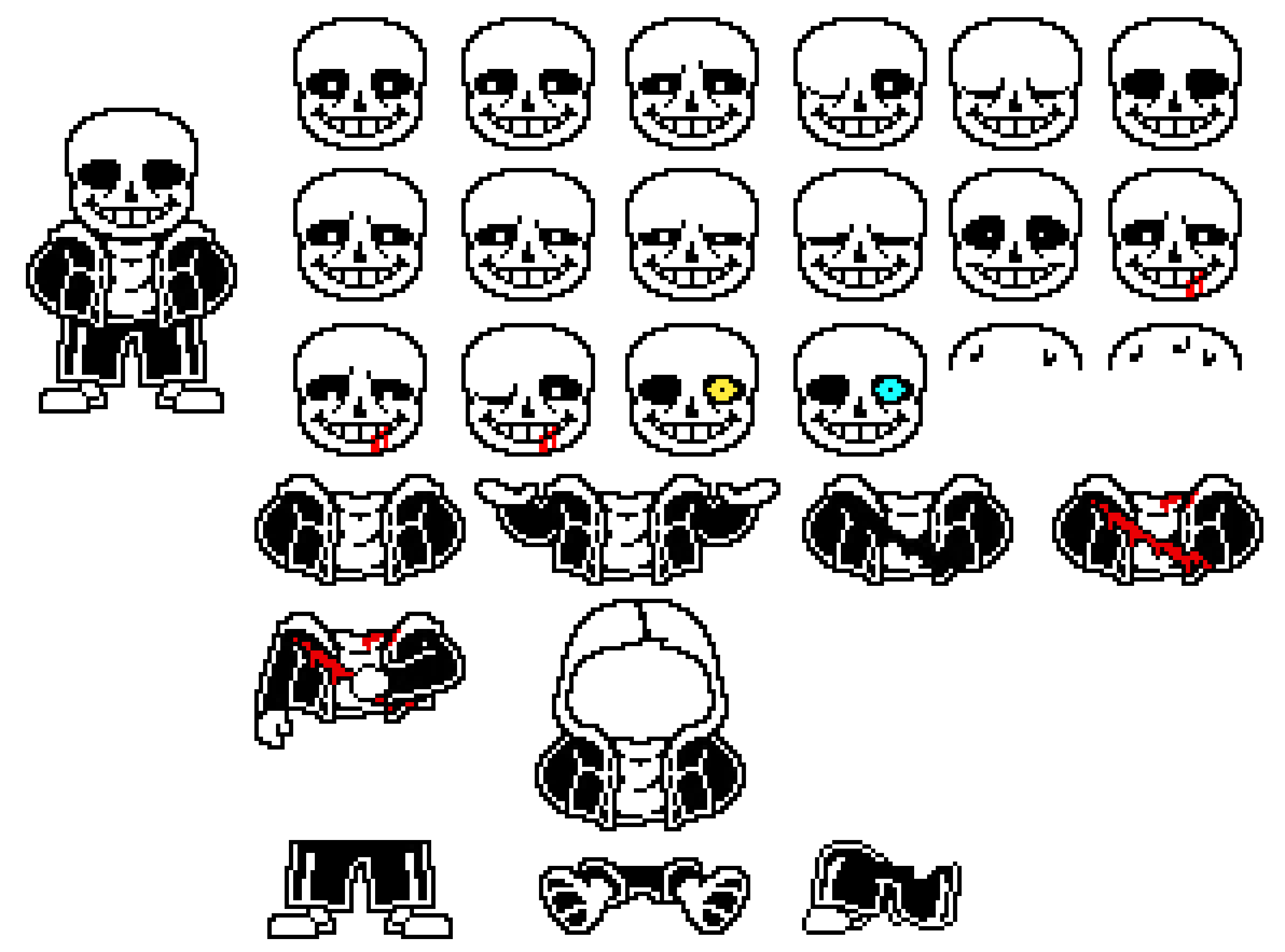 [db965b] Sans Sprite Sheet