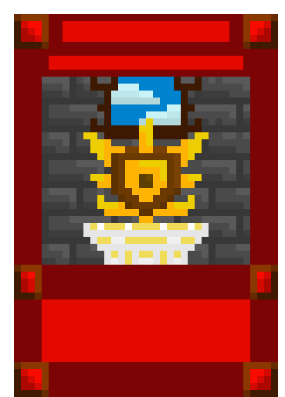 [9664c4] gold sun shield