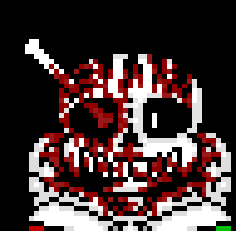 [57dac4] fun fact about Horror Sans: he cant use Telekinesis or blasters (he still can blue soul since apparently blue soul and telekinesis are different things*  