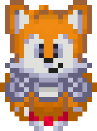 [9c5fa2] Tails Running Forward sprite 2