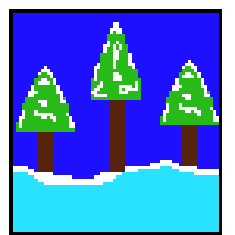 [209ee5] Trees with snow