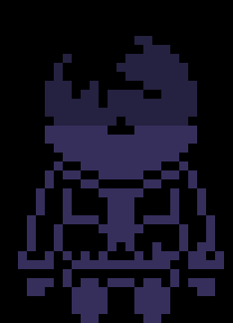 [7ce906] *(Smol Deme teleports back near twilight.) -HorrorTale Sans
