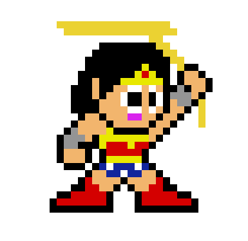 [9664c4] Wonderwoman 8bit