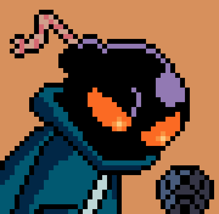 JUST LETTING YOU GUYS KNOW THAT CLEETUS STOLE THIS! https://www.deviantart.com/thespeedhedgehog/art/Friday-Night-Funkin-Whitty-Sprite-871028166 