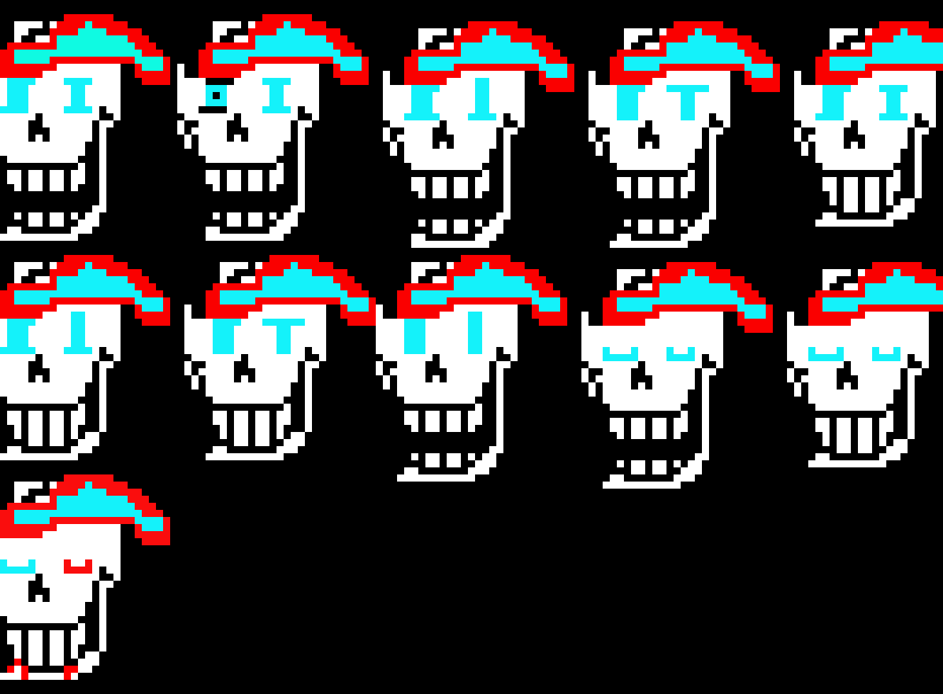 [9664c4] Void Papyrus's Expressions