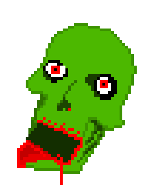 [9664c4] cabeça de zumbi