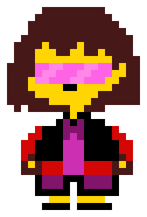 [9664c4] Undertale Frisk as Lock Tale Muffet