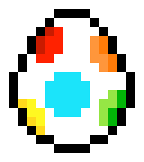 [9664c4] rainbow yoshi egg
