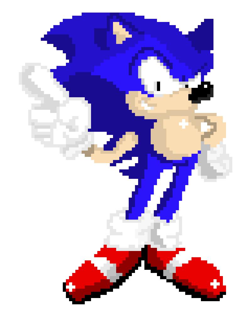 [f843a1] SONIC THE HEDGEHOG (Attempted S3 Color Pallette)