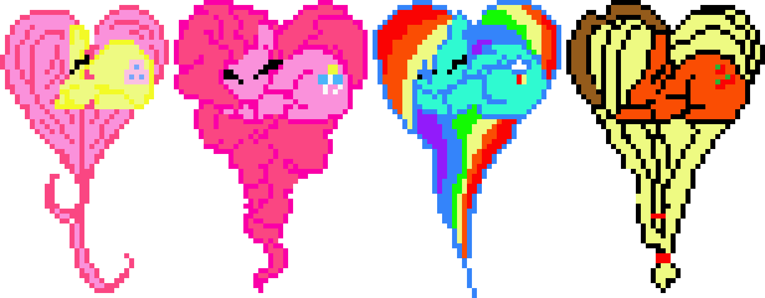 [9664c4] heart ponies 