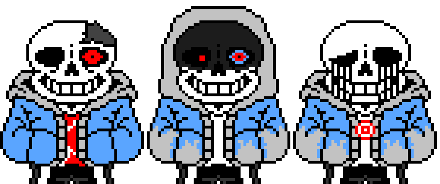 Horror Sans, Dust Sans, And Killer Sans