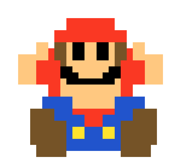 [9664c4] Mario Front diagonal