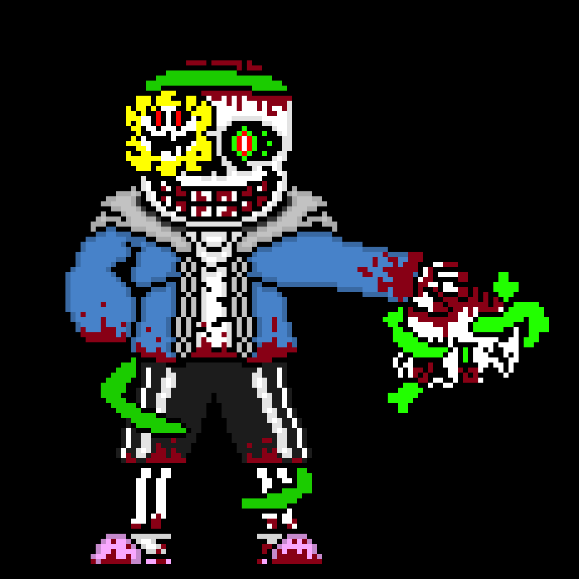 [e8cb42] Insanity! Flowey Possessed Sans