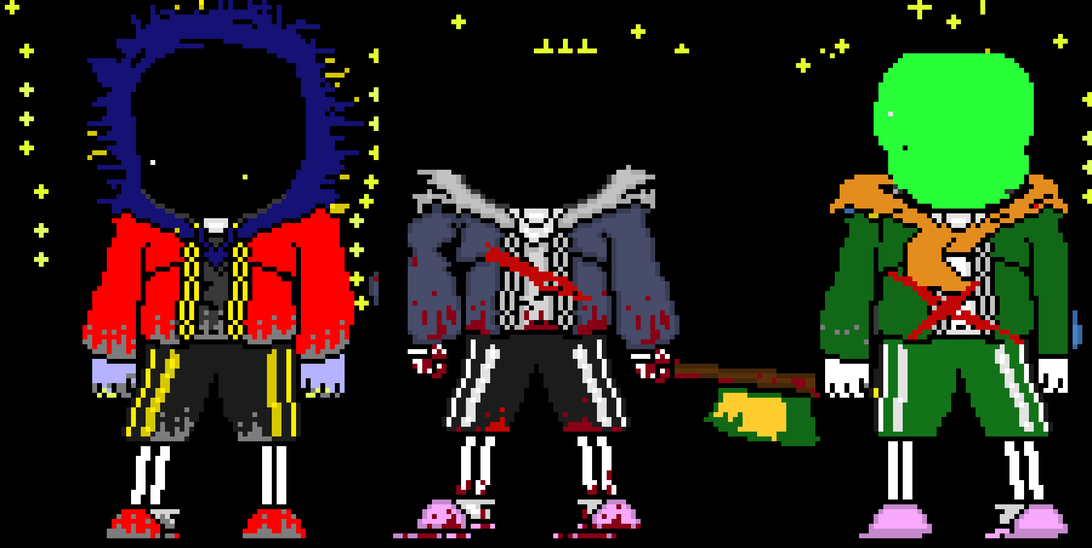 [e04707] the triad of cosmic suffering phase 5.5 the insanity ends?- amongus man 
