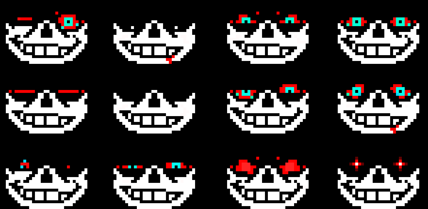 Another Dust!Sans Sprite Sheet