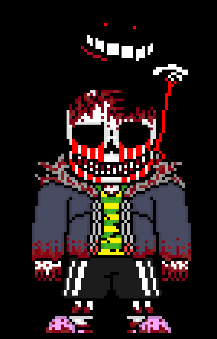 [e8cb42] *it walks as one side of him just gets dragged along* heheh *puts his foo onto fears skull* LAST WORDS?