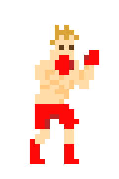 [4a2772] red boxer idle