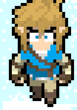 [4076f0] -he hikes up the mountain slowly, due to the freezing altitude- -Link (cleetus)