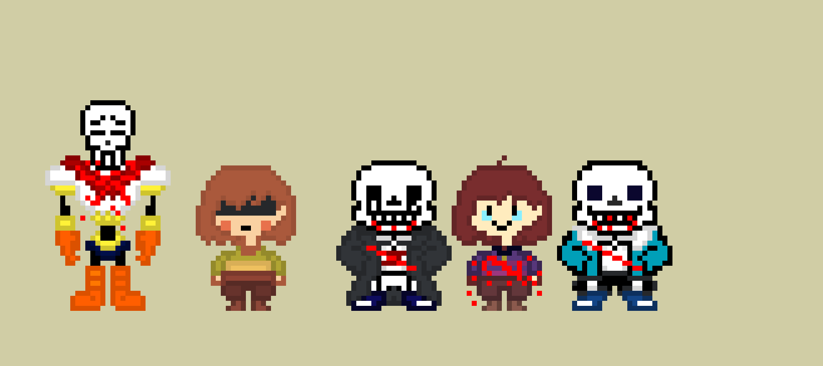 [2bb340] UnderChance PixelArt-The Genocide Part 2