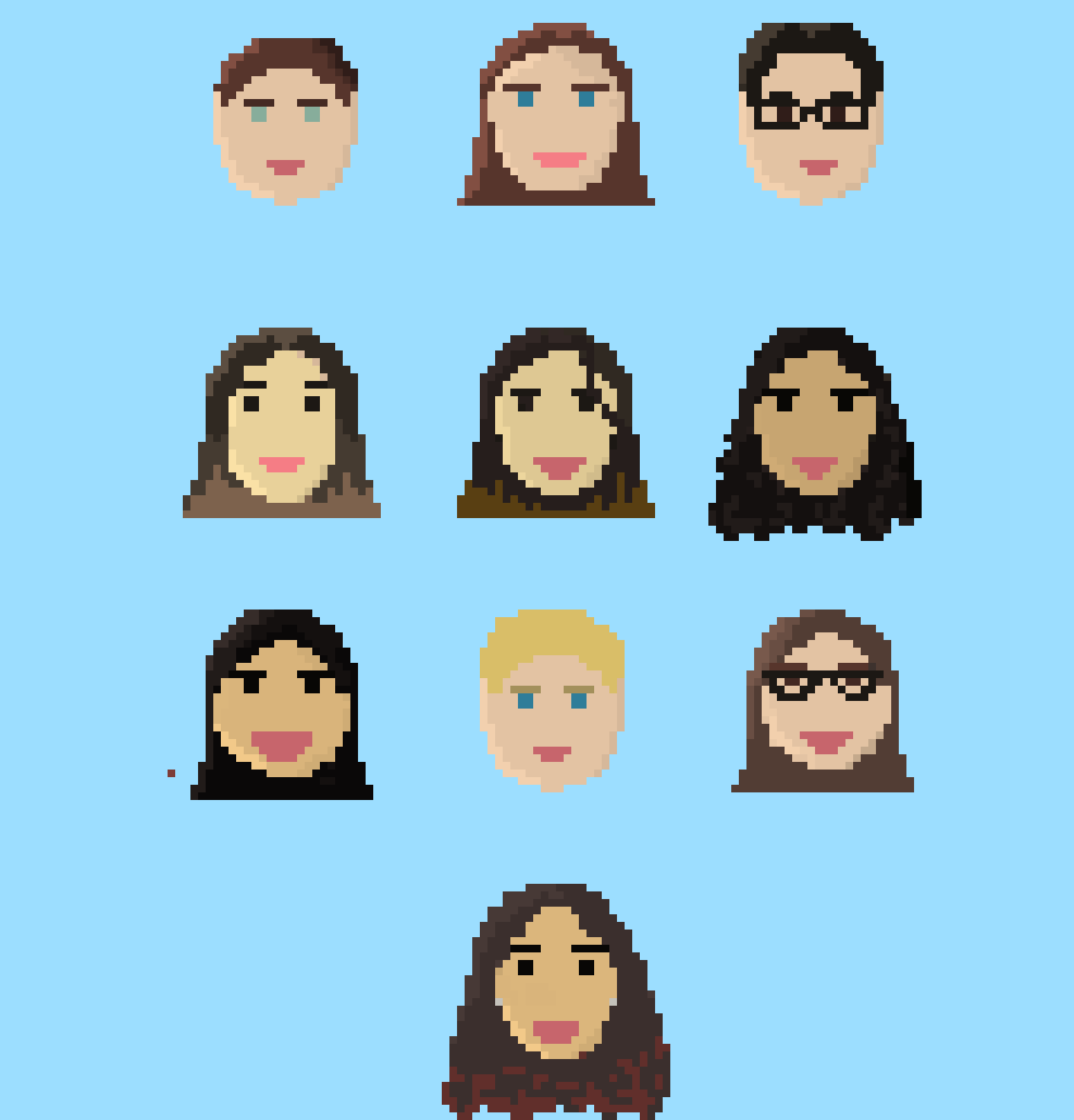 [3a1421] 8 bit video game characters