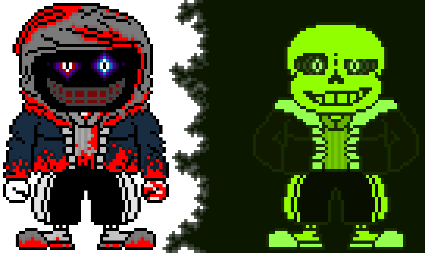 [0ab601] EternalnessVerse:Glitching Reboot:Gameboy'd Sans V.S Suffrage Hell