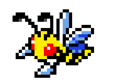 [9664c4] Beedrill Pixel Art (Pokemon)