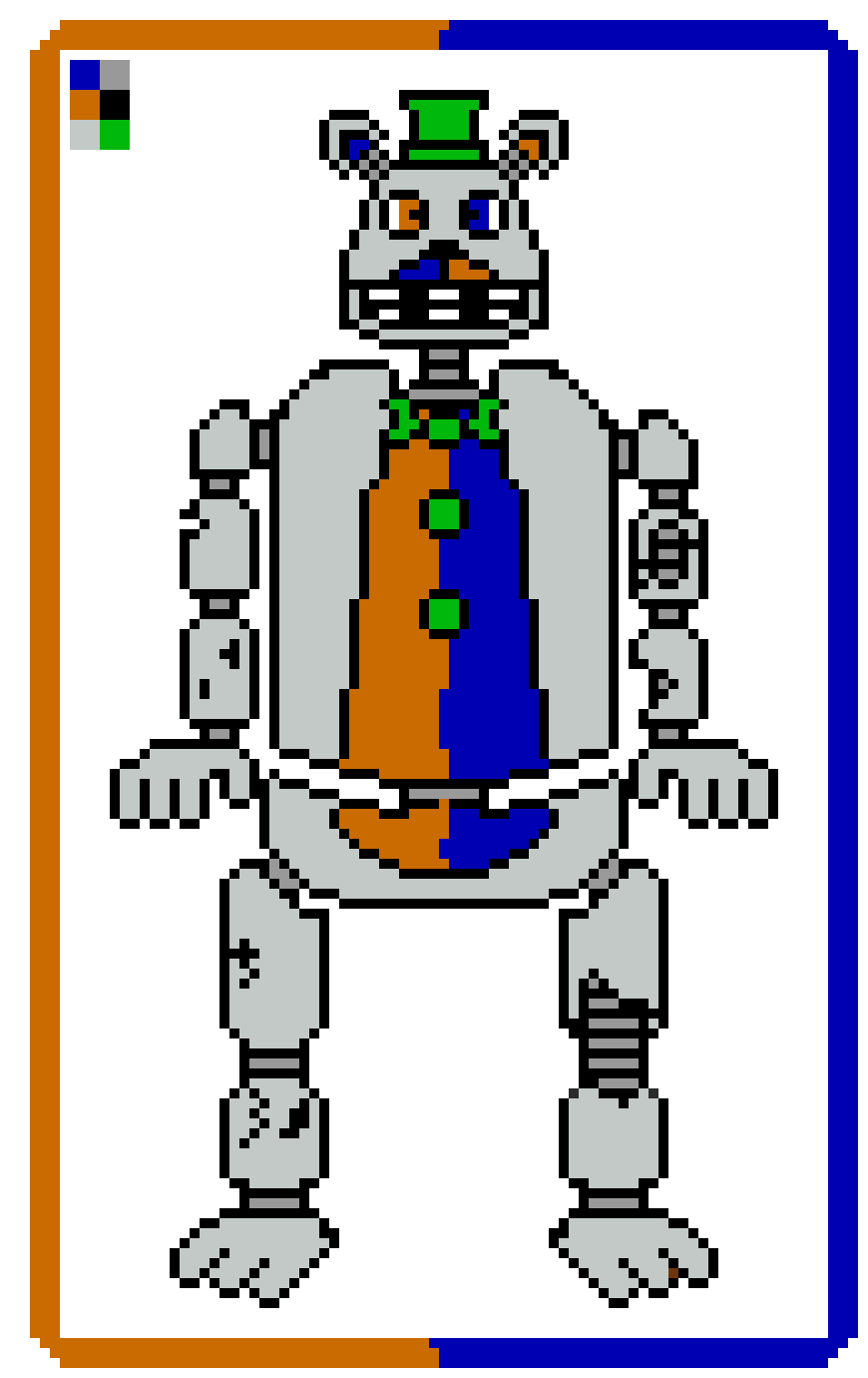 [652689] Poke'n Dots Witherd Freddy For my Slime/Putty FNAF Grid