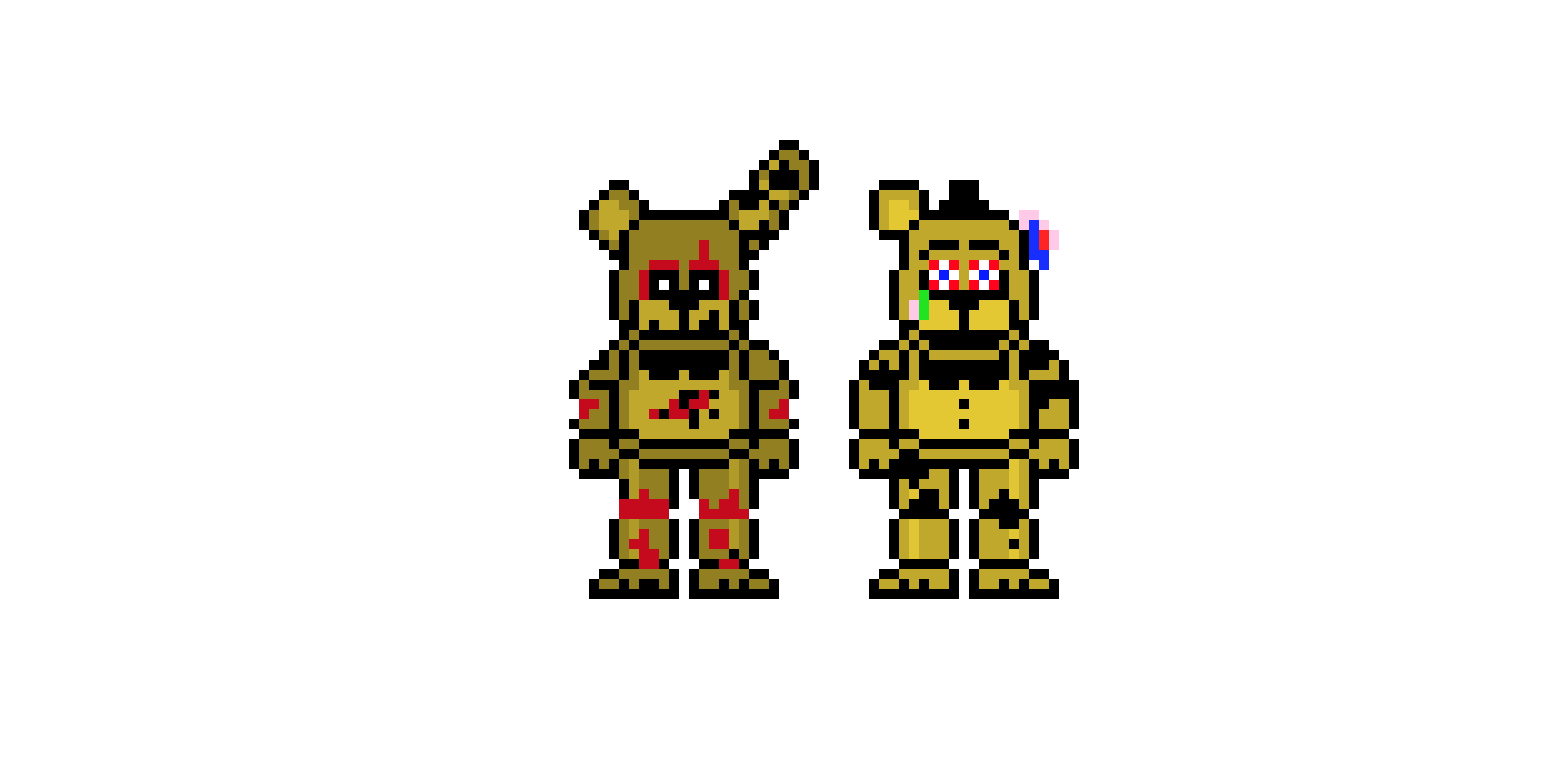 [8e23a1] Purple Guy In Spring Bonnie Suit
