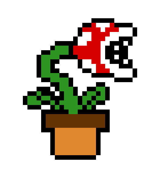 [08b051] SSBU Piranha Plant and Retro overworld alt
