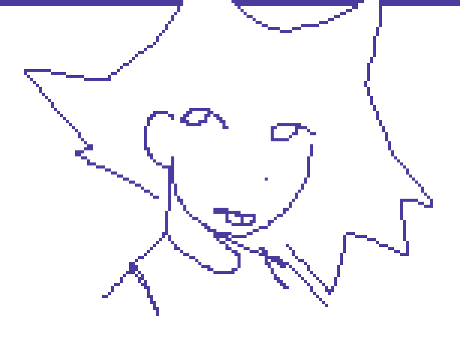 [c224f1] draw him using his hands to imitate cat ears behind his head